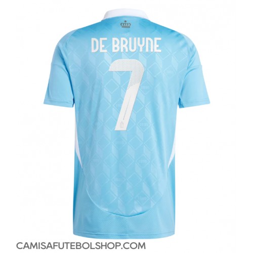 Camisa de time de futebol Bélgica Kevin De Bruyne #7 Replicas 2º Equipamento Europeu 2024 Manga Curta